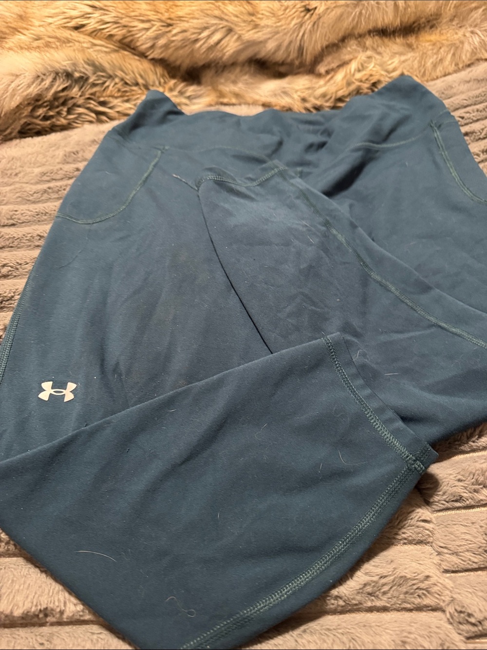 Under Armour Dark Teal Performance Leggings